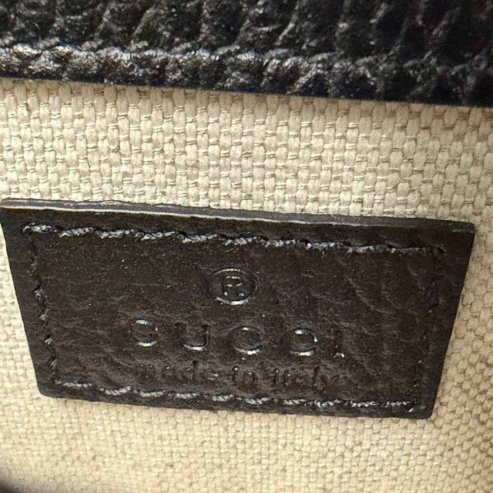 Gucci Leather Dionysus Mini Bag Black Crysals NEW Top Handle Chain Box Dust Bag - Picture 15 of 16